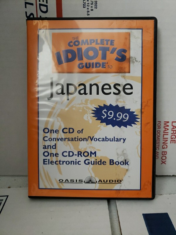 The Complete Idiot's Guide to Japanese | CD and CD-Rom 2 Disc Good Used ~ #212