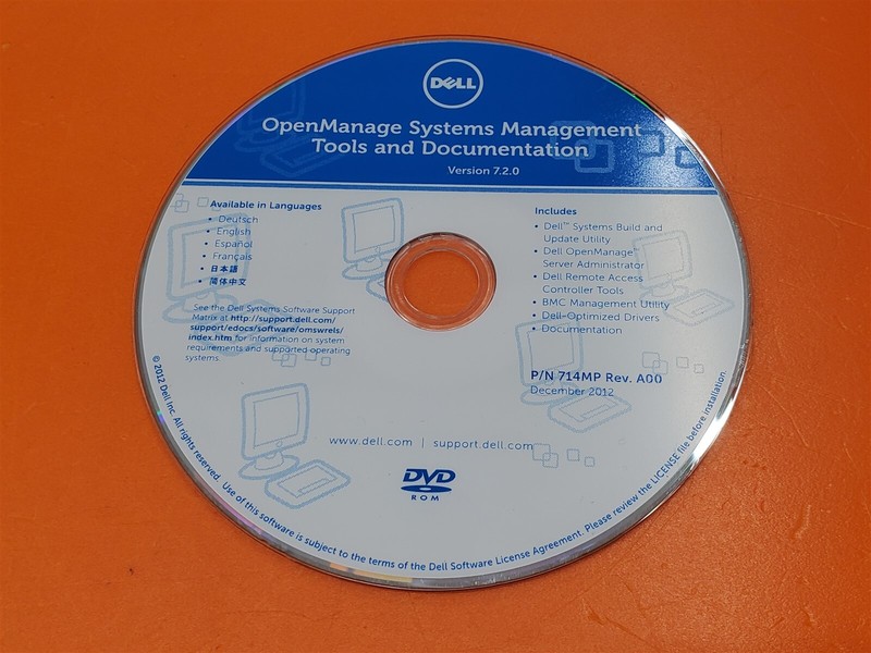 ⭐️⭐️⭐️⭐️⭐️ Dell Open Manage Systems Management Tools and Documentation Ver.7.2.0
