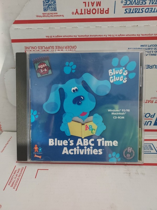 Blue’s Clues Blue’s ABC Time Activities Educational PC CD-ROM Win Mac – #139