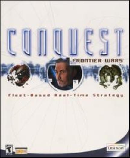 Conquest Frontier Wars PC CD sci-fi alien space ship RTS warfare strategy game!