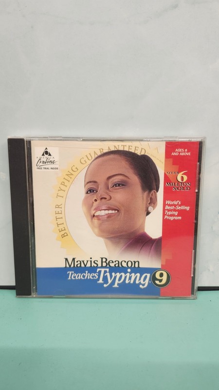 Mavis Beacon Teaches Typing 9 CD ROM Vintage Windows mindscape