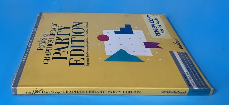 The Print Shop Graphics Library Party Edition for Apple IIe/IIc — New Sealed gallery