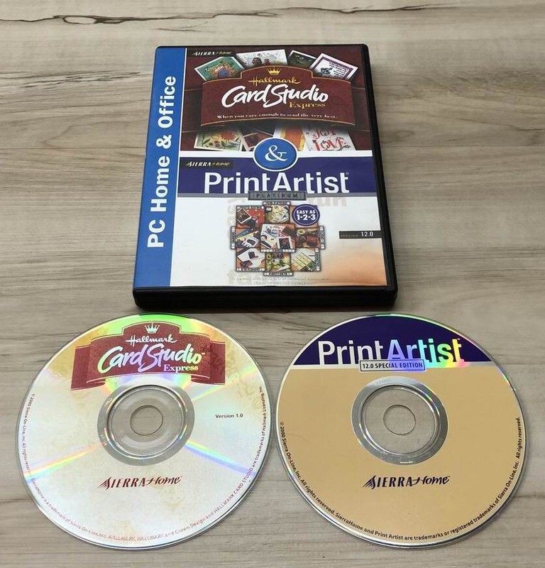 Hallmark Card Studio Express & Print Artist Platinum Combo For PC WIN 95/98 gallery
