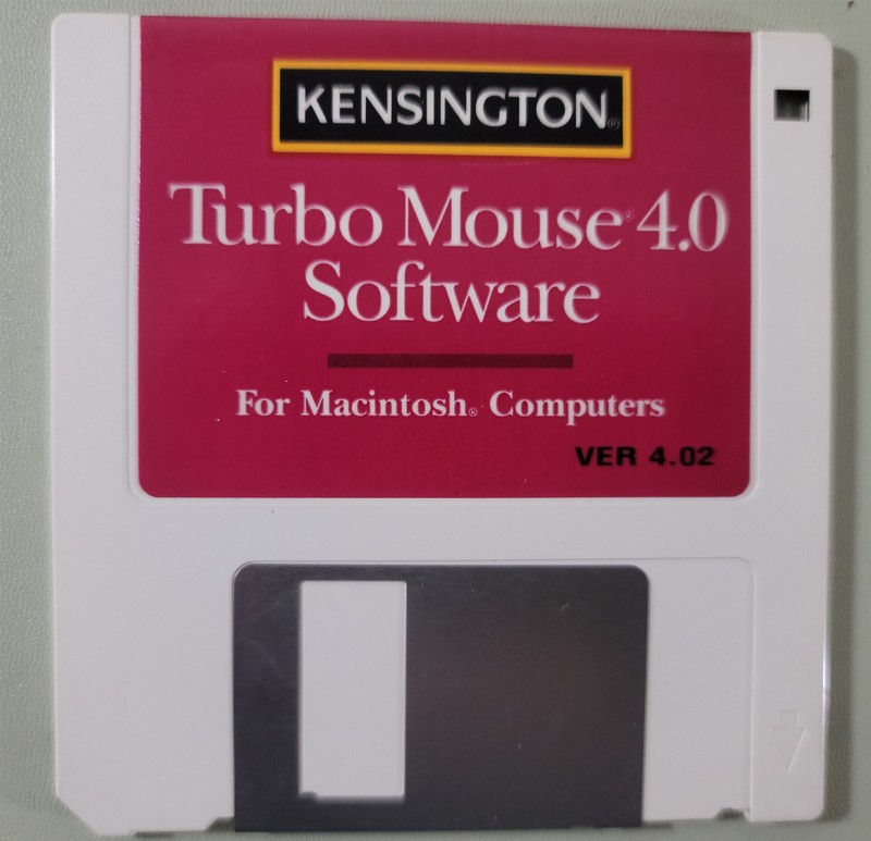 Kensington Turbo Mouse 4.0 Software for Macintosh , Version 4.02 – Tested