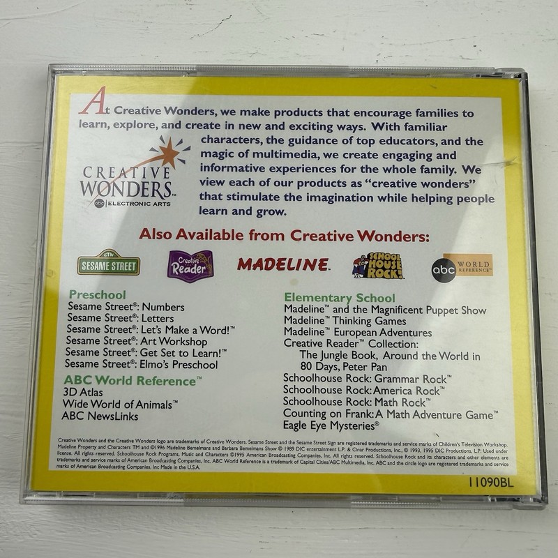 Madeline European Adventures CD-ROM Complete 1996 ABC Electronic Arts gallery