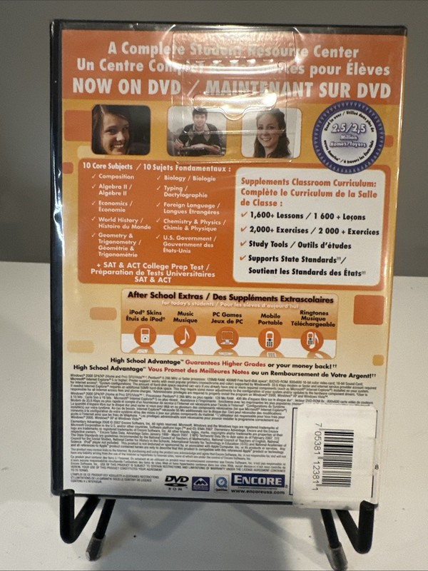 HIGH SCHOOL Grades (9-12) 10 Subjects Homeschool DVD FREE US SHIPPING gallery