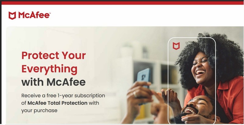 McAfee Total Protection 2025 1 Device 1 Year Antivirus Security New Sub
