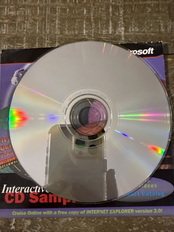 Microsoft Interactive CD Sampler PC Cd Rom gallery