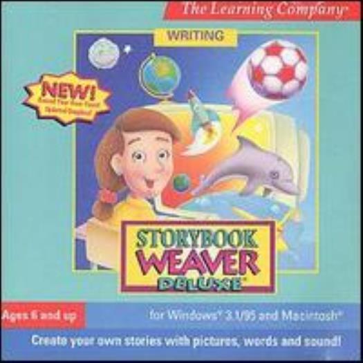 Storybook Weaver Deluxe 2 PC MAC CD learn creative writing kid write own stories