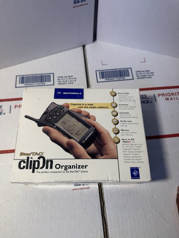 Motorola Startac Clipon Organizer *SEALED*