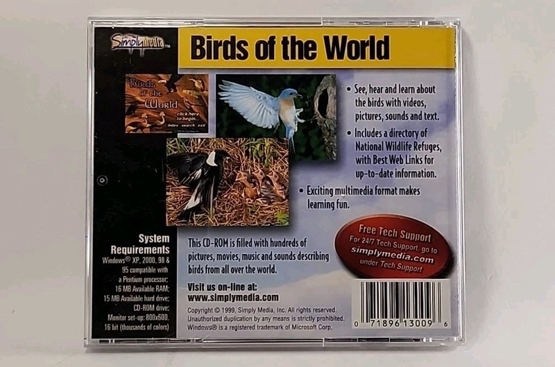 Simply Media Birds of the World CD-Rom PC Multimedia Guide Win XP 4428 gallery