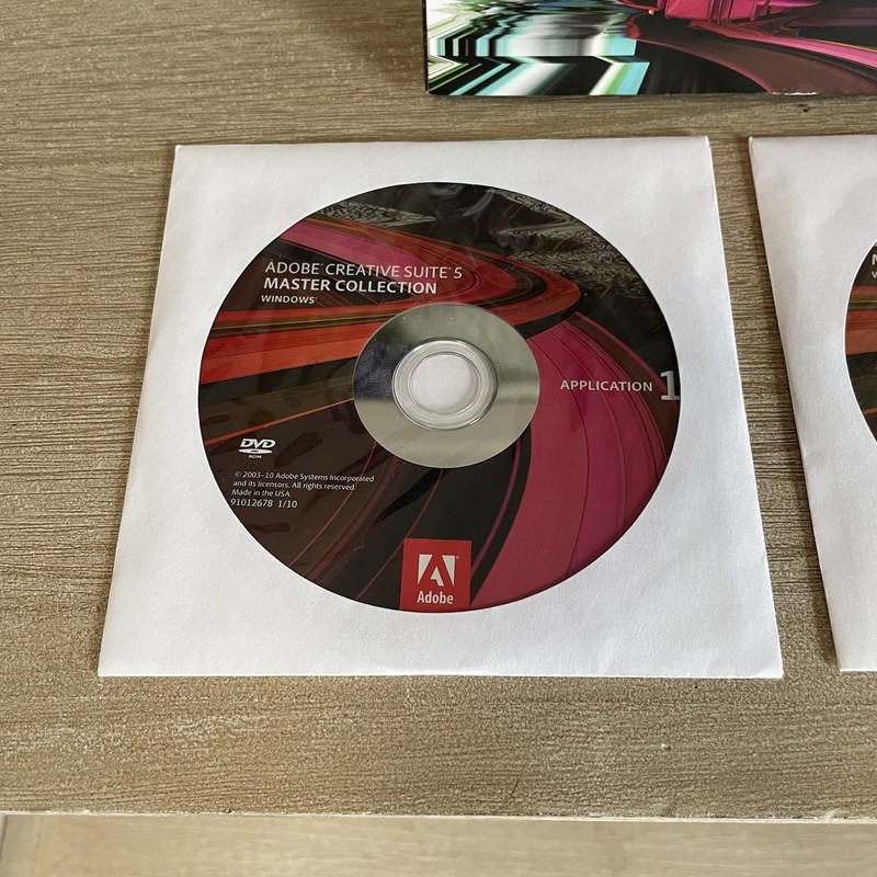 Adobe CS5 Master Collection for Windows - Discs and Full Serial Number gallery