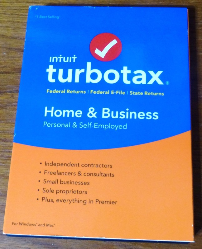 Turbotax HOME & BUSINESS 2017 Retail BOXED CD FOR WINDOWS & MAC