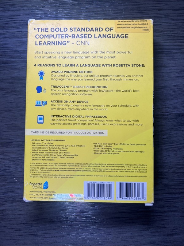 Rosetta Stone Italian Full Course Online Subscription with Download New gallery