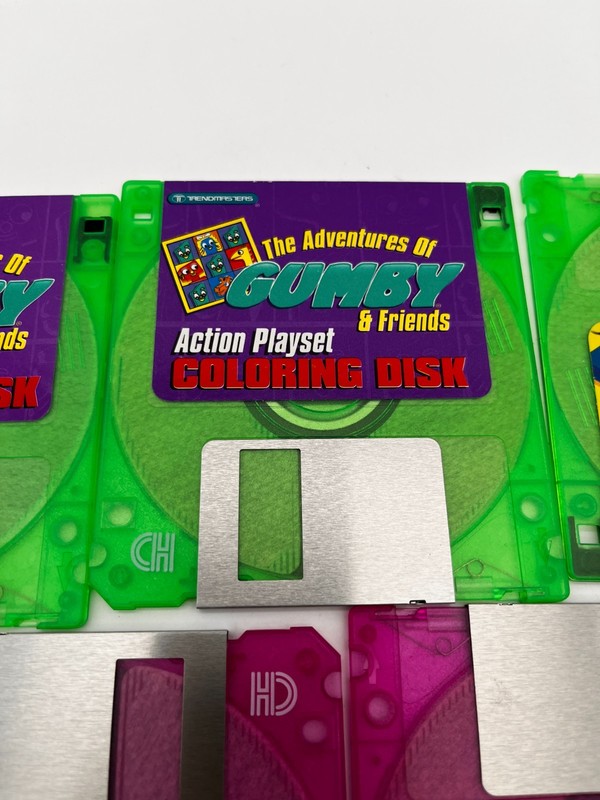 Vintage Children Games and Activities on 3.5" Floppy Disks gallery