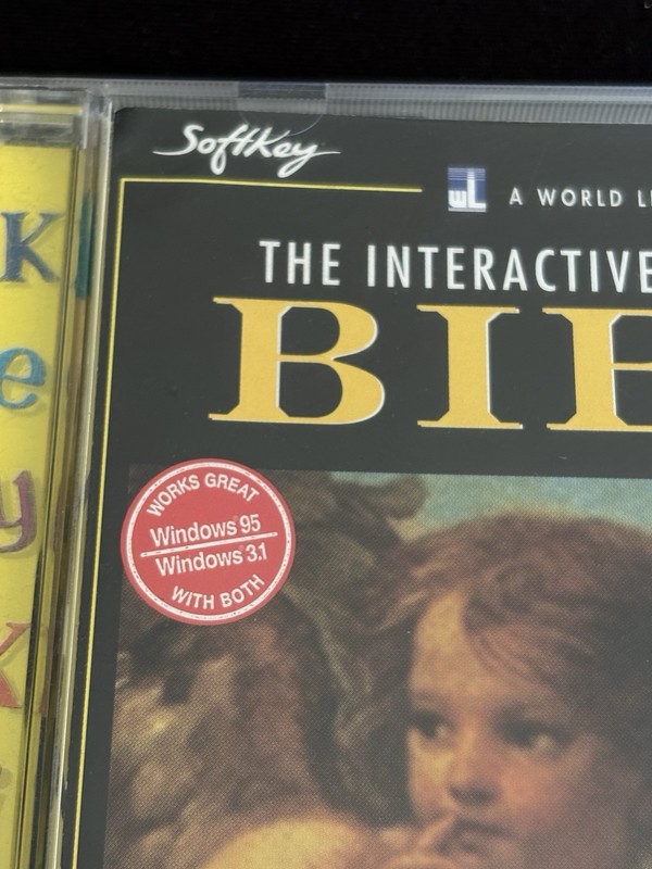 The Interactive Children’s Bible PC CD ROM Windows 95 3.1 SoftKey VTG 1996 HTF gallery