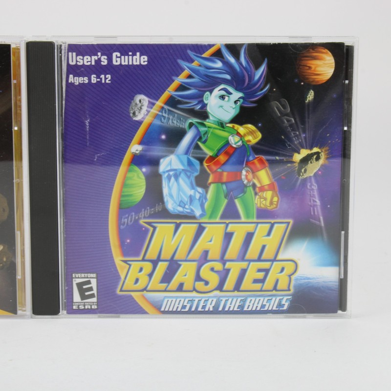 Lot Star Wars Math Jabba, Math Blaster Master Basics PC ROM MAC Game Scholastic gallery