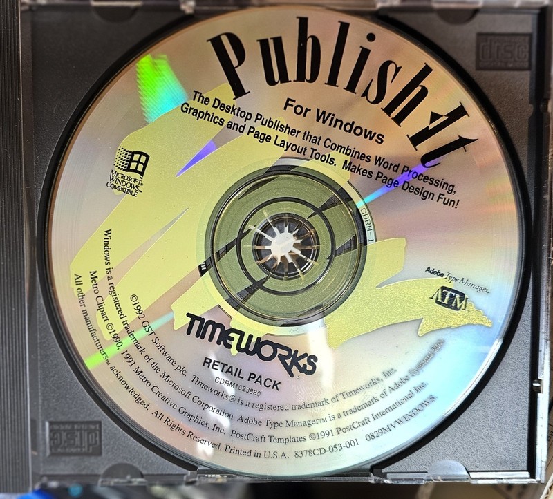 PUBLISH IT TIMEWORKS CD ROM