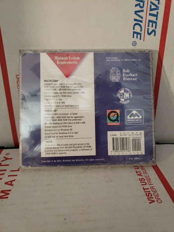 Civics in Practice Principles of Government and Economics Holt CD-ROM ~ Shelf137 gallery