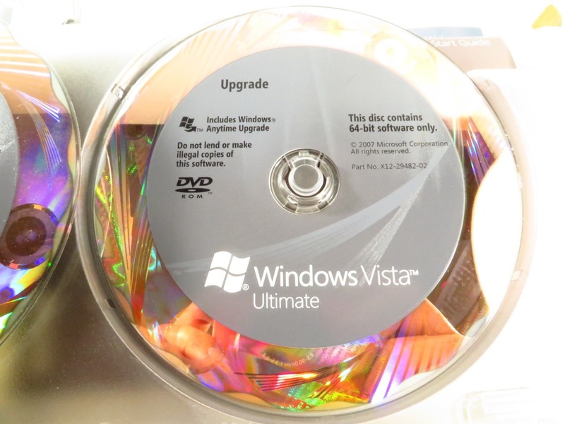 Genuine Microsoft Windows Vista Ultimate Upgrade Version 32/64 Bit W/Product Key gallery