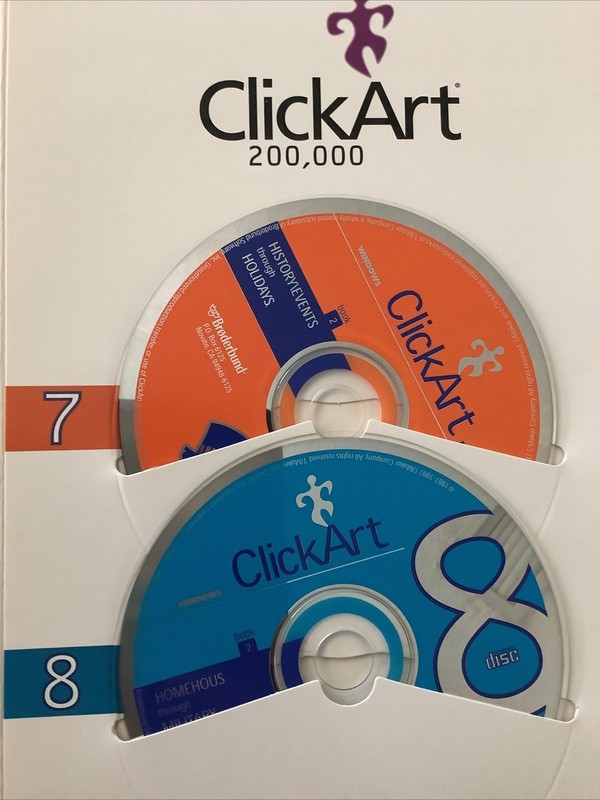 Broderbund Vintage ClickArt 200,000 Collection on 14 CDs gallery