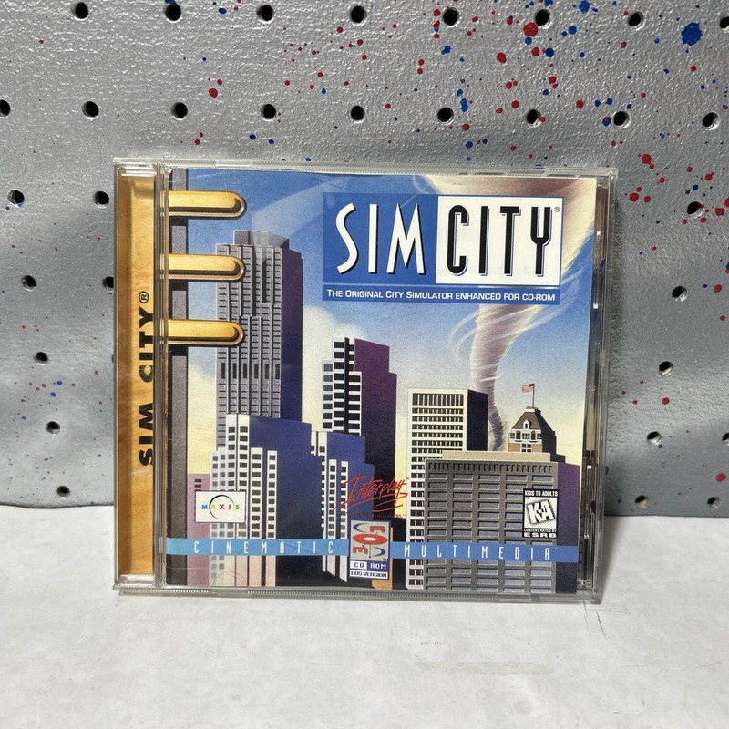 Sim City-the Original Simulator Enhanced for CD-ROM PC 1997 Maxis Interplay