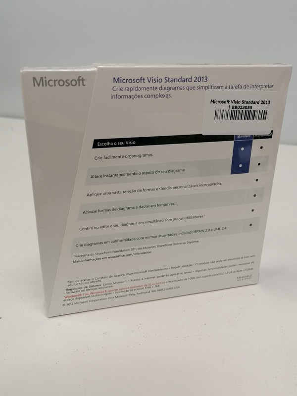 Microsoft Visio 2013 Standard A++ Portuguese Africa DVD 32/64bit VAT INVOICE gallery