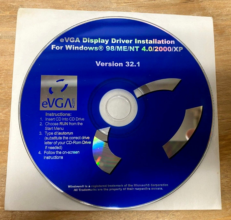 eVGA Display Driver Installation Version 32.1 Windows 98/SE/ME/NT – 4.0/2000/XP