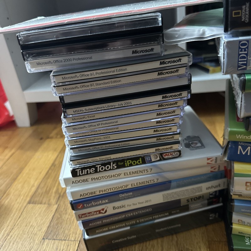 Lot Of 60+ Computer PC Software Windows Adobe Mac Paint Studio TurboTax Office gallery