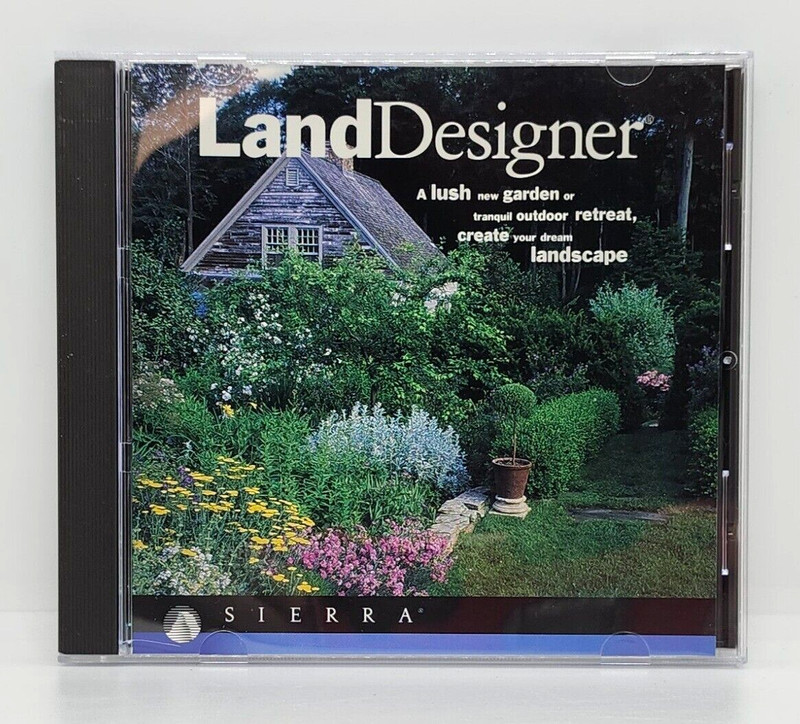VINTAGE LAND DESIGNER CD-ROM (1996) SIERRA ON-LINE