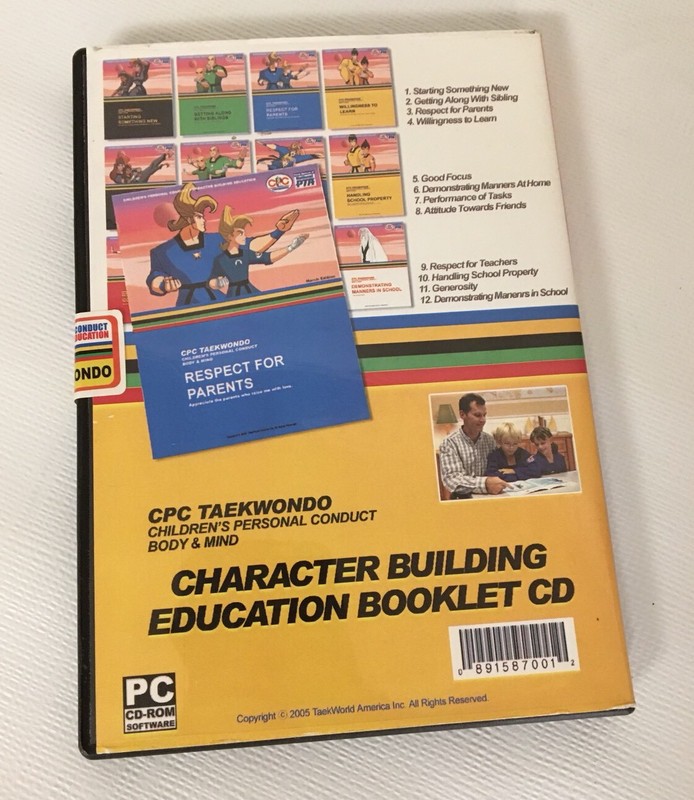 CPC Taekwondo 3-D Animation Home Training CD PC Software Conduct Body Mind 2005 gallery