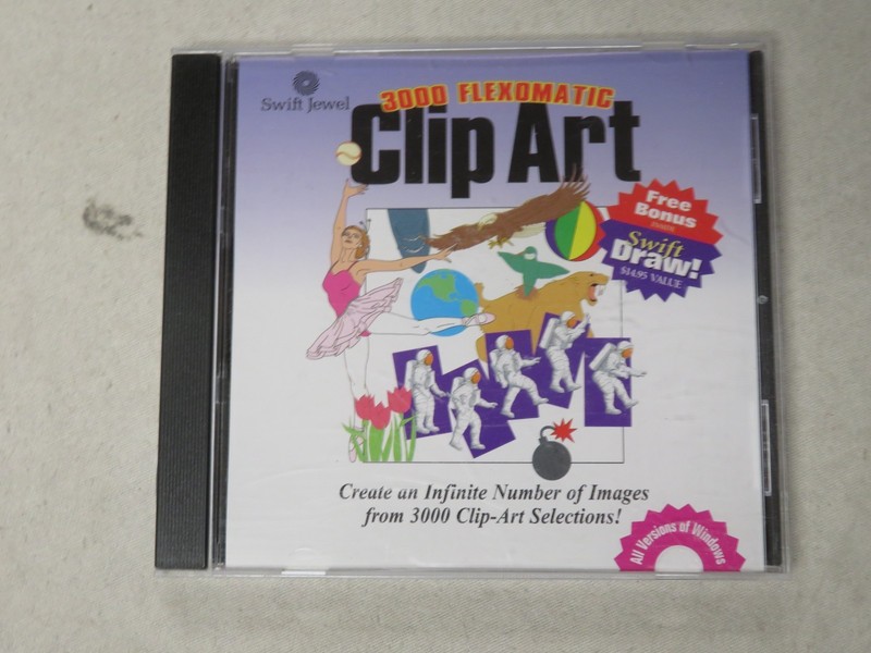 3000 Flexomatic Clip Art Swift Jewel CDR-776