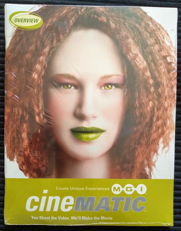 MGI Cinematic Software, Video Editing, v1.0, Brand New Sealed