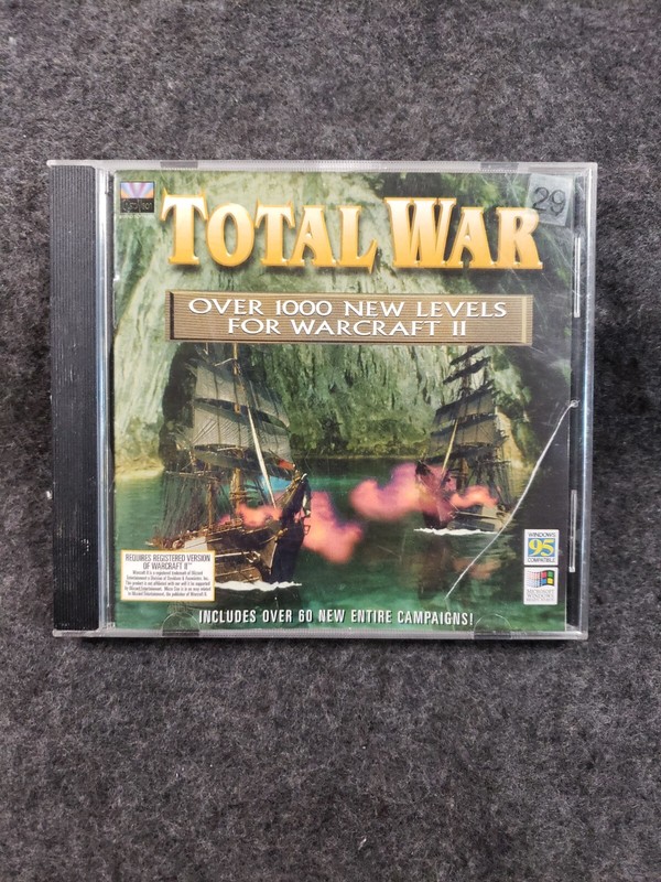 TOTAL WAR OVER 1000 NEW LEVELS FOR WARCRAFT 2 - PC Game 1996.............. (SB4) gallery