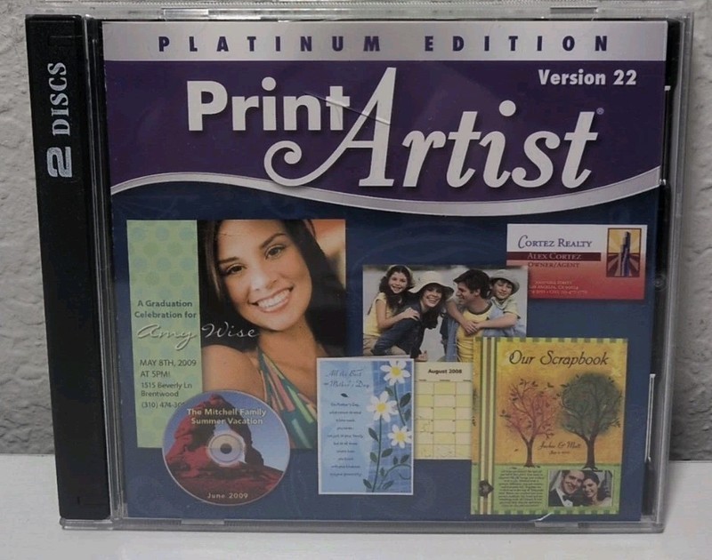 Print Artist Platinum Edition Version 22 DVD-ROM B368