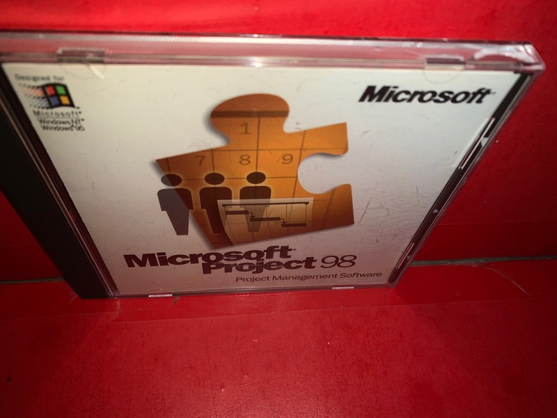 Microsoft Project 98 – Project Management Software – CD