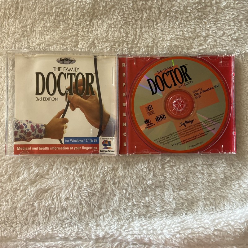 The Family Doctor 3rd Edition Windows 3.1 & 95 PC CD Rom 1996 Reference Medical