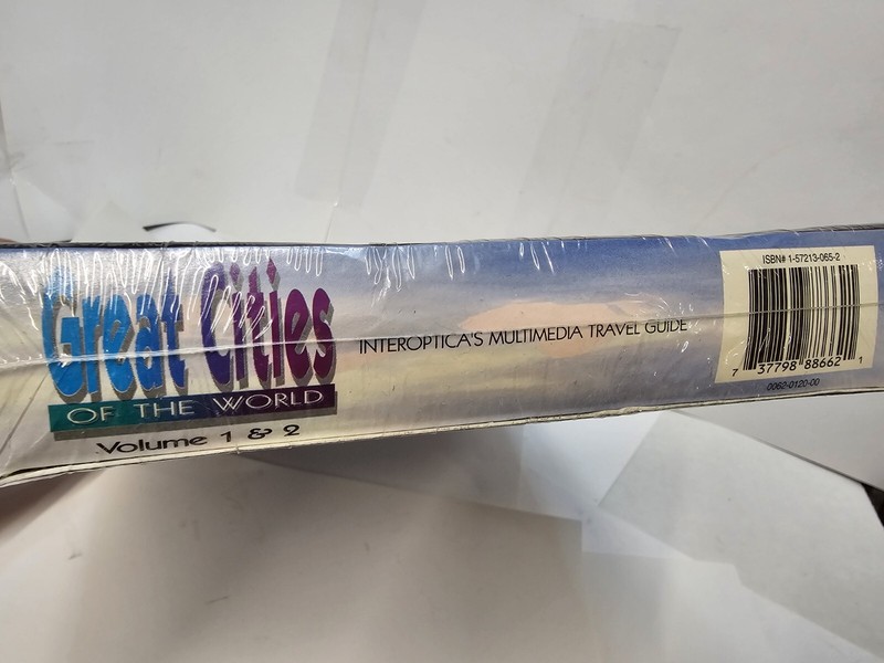 NEW InterOptica CD Travel Guide,Great Cities Of The World Vol 1 & 2, Windows 3.1 gallery