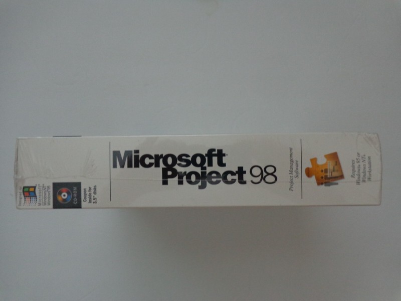 Microsoft Project 98 Full Version For PC Factory Sealed in Retail Box NEW gallery
