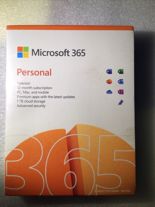 Microsoft 365 Personal subscription package