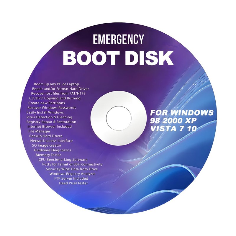 Windows Boot Disk Repair DVD