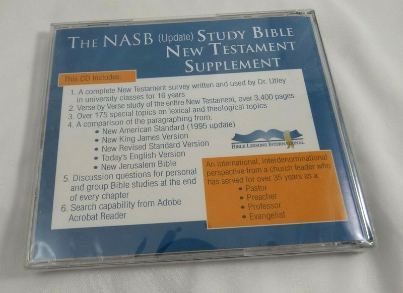 The NASB (Update) Study Bible New Statement Supplement CD-ROM Software NEW gallery