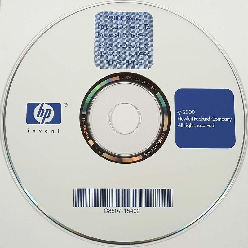 HP Photosmart 2200C HP PrecisionScan LTX Scanner Driver CD For Windows 2000