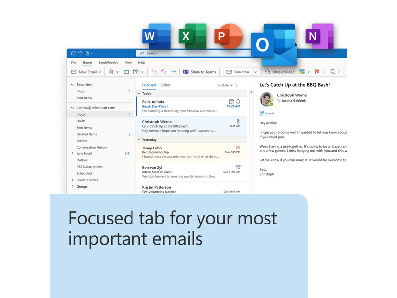 Microsoft Office Home & Business 2024 | One time purchase, 1 Device | Windows 10 gallery