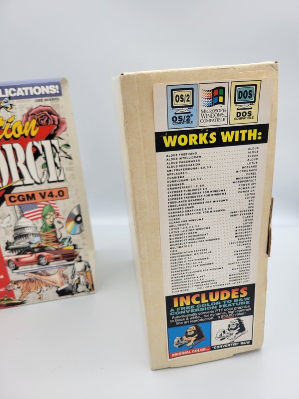 Presentation Task Force CGM 4.0 Clip Art 3500 Images DOS Windows Big Box 1992 gallery