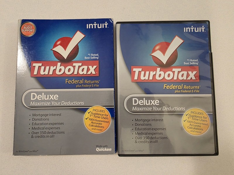 2011 TurboTax Deluxe Federal + Efile-Used gallery
