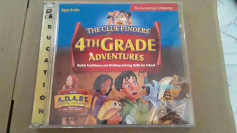 THE CLUE FINDERS 4thGRADE ADVENTURES 2CD BUILD CONFIDENCE+PROBLEM SOLVING SKILLS gallery