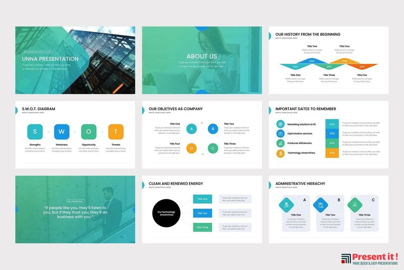 ONE Keynote Template gallery