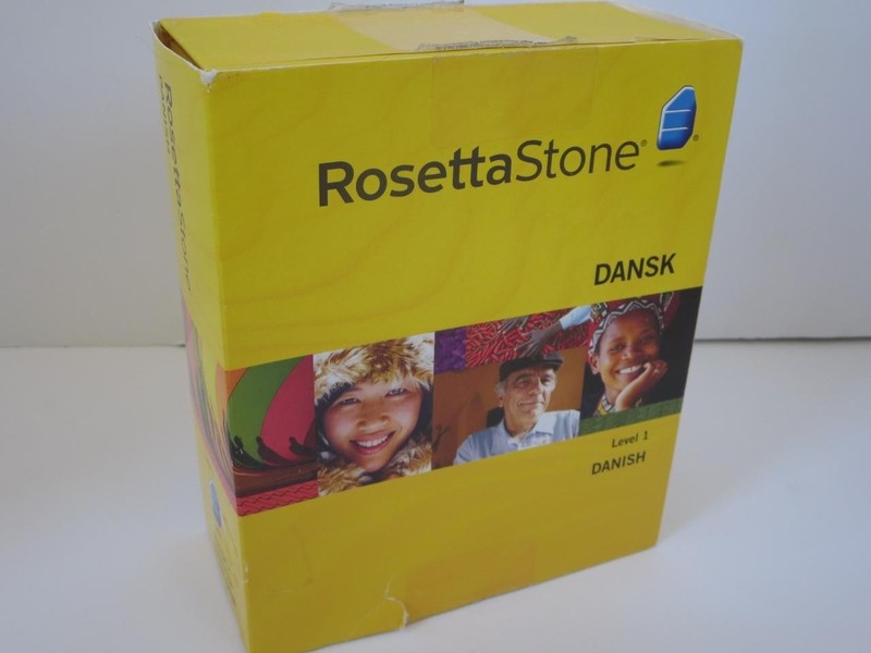 Rosetta Stone V2: Danish Level 1 with USB Headset Dansk Language Software CD