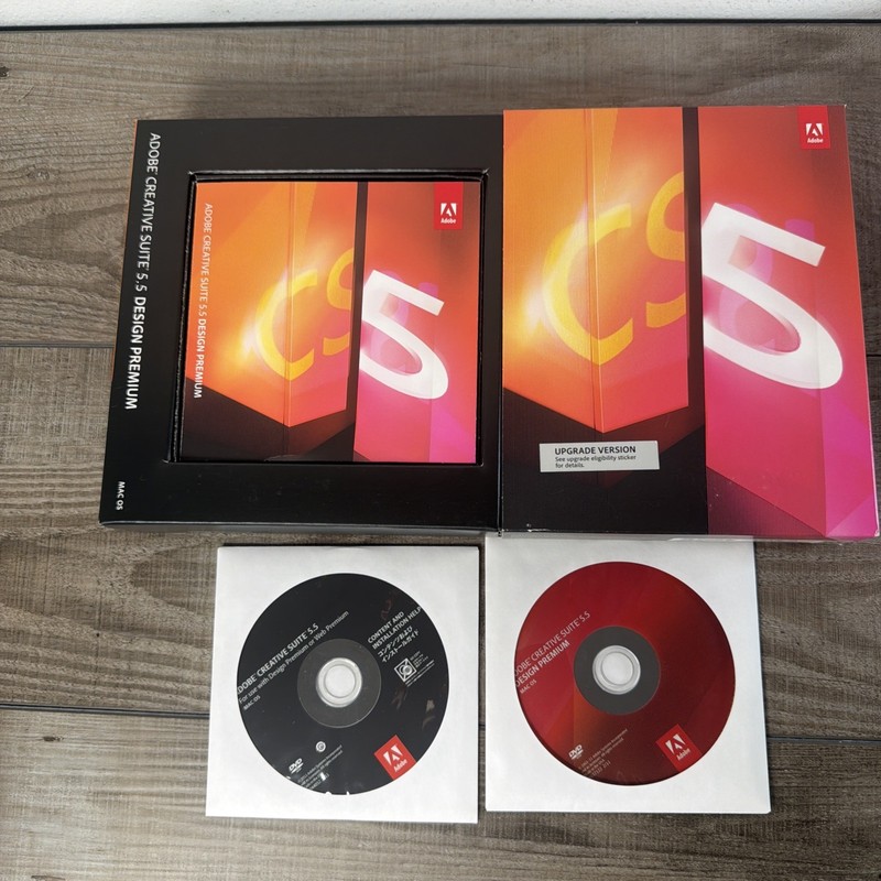 Adobe Creative Suite 5.5 Design Premium CS5.x Mac OS Upgrade Version